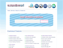 Tablet Screenshot of examineurl.com